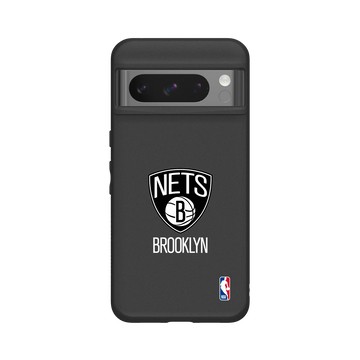 Pixel 8 Pro SolidSuit 黑 - NBA - Logo-布魯克林籃網 Brooklyn Nets - Light