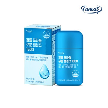 Funeat Water Balance Potassium Mineral 1500 1,200mg 120 Tablets (1-month supply)