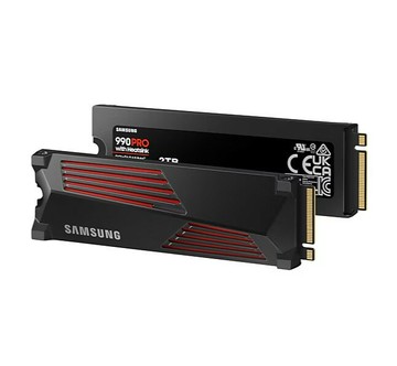 送腰包 SAMSUNG 三星 990 PRO 2TB M.2 有散熱片 MZ-V9P2T0BW SSD 固態硬碟