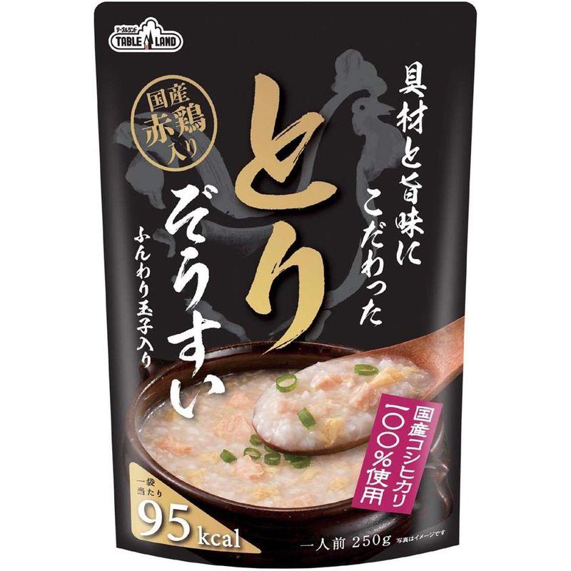 テーブルランド 具財と旨味にこだわった とりぞうすい 250g ×4個