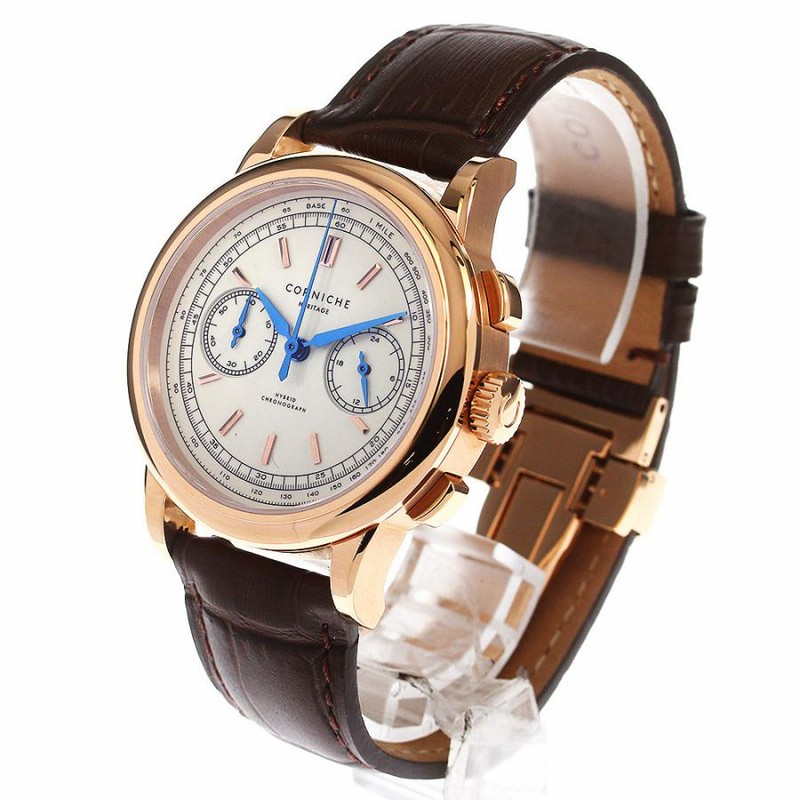 コーニッシュ CORNICHE CRN016R ヘリテージ クロノグラフ クォーツ 