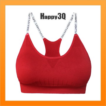 運動背心運動內衣細肩帶背心健身瑜珈運動服防震文胸內衣-黑/紅/藍S-L【AAA5105】預購