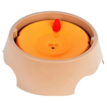 捷華 浮水碗飲水器 寵物不濕嘴狗碗 600ml ABS PE 矽膠  1個