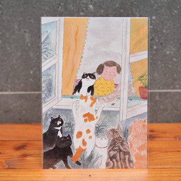 呼喚我的貓明信片