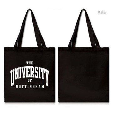諾丁漢大學紀念品University of Nottingham購物袋帆布包環保袋