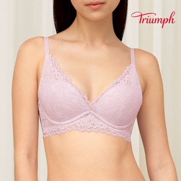 黛安芬-真我風格系列 低V鋼圈 B-Ｄ罩杯內衣 紫