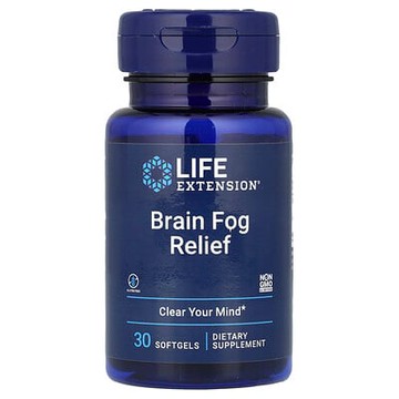 Life Extension, Brain Fog Relief，30 粒軟凝膠