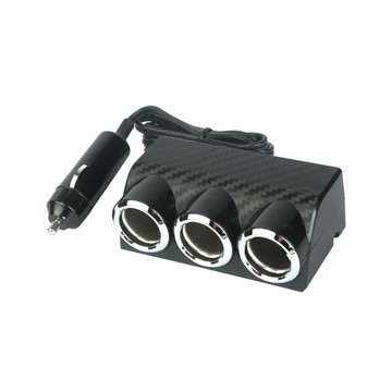 YSA 碳纖維3孔電源擴充座