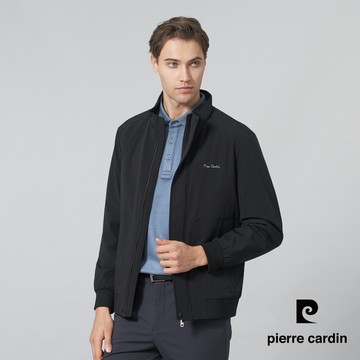 【pierre cardin 皮爾卡登】男裝 都會休閒彈性立領鋪棉夾克外套-黑色 (5245763-99)