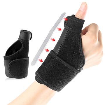 大友los2185大拇指護腕帶支撐護手腕運動可拆卸夾板綁帶纏繞加壓腱鞘護腕