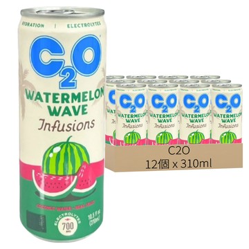 C2O 西瓜椰子水  12個  310ml