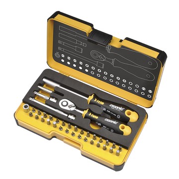 felo ERGONIC 057 超軟柄棘輪板手起子36件組  1組