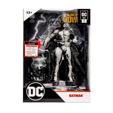 麥法蘭 DC DIRECT 7吋 蝙蝠俠 黑白版 w/黑亞當漫畫 正版 漫畫 MF15893