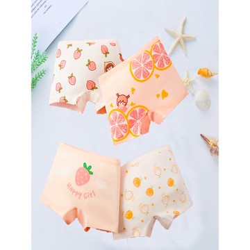 女童內褲平角純棉短褲兒童四角底褲寶寶女孩夏季全棉100%透氣薄款