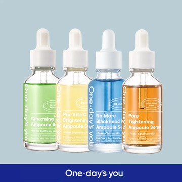 【買一送一】韓國 ONE DAY'S YOU 安瓶精華 30ml｜Cica 保濕｜清爽水感｜4款可選