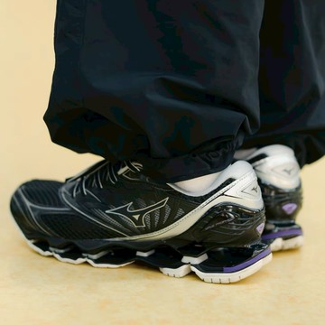 MIZUNO WAVE PROPHECY LS 黑銀紫 簍空 美津濃 慢跑鞋 男鞋 D1GA250701