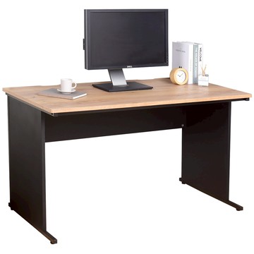 《C&B》多崎韓系本質電腦桌OA辦公桌書桌(台灣生產)淺木紋色