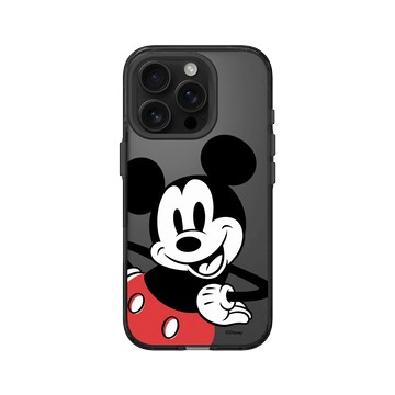 iPhone 16 Pro Clear (相機按鈕) 酷墨灰 - 迪士尼-米奇 Mickey - Look at the camera-米奇