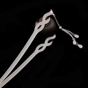 髮簪髮釵珠釵發簪流蘇簪子古風發釵青蛇劫起小青小白閨蜜簪【淘夢屋】