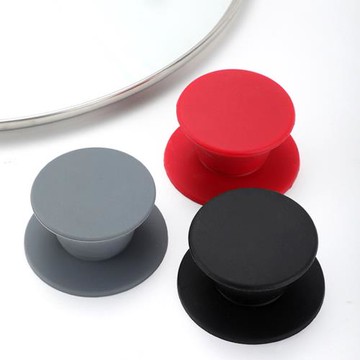 通用玻璃鍋蓋把手配件鍋把手不銹鋼防燙炒鍋奶鍋鍋蓋帽頂硅膠提手