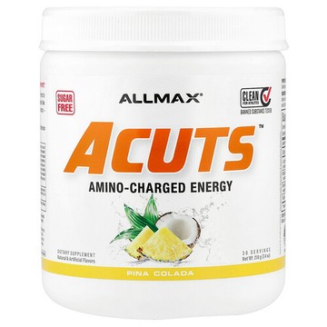 ALLMAX, ACUTS 氨基酸能量飲品，果葉朗姆冰酒味，7.4 盎司（210 克）