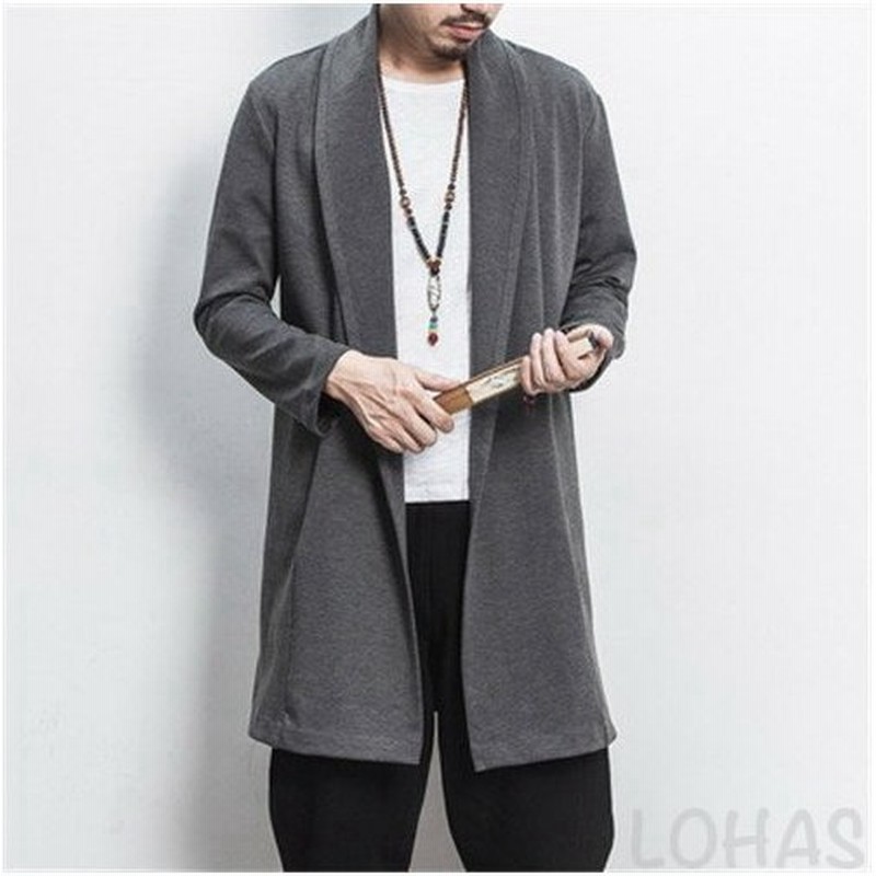 カーディガン メンズ ロングカーディガン ニット トップス メンズファッション ロング丈 肩掛け 長袖 通販 Lineポイント最大get Lineショッピング