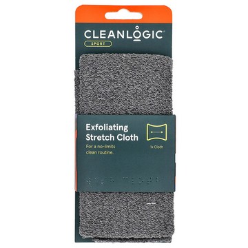 Cleanlogic, 運動，彈性搓澡布，1 件