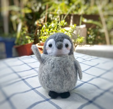 羊毛氈 動物 動物園 國王企鵝 企鵝 寶寶 BB