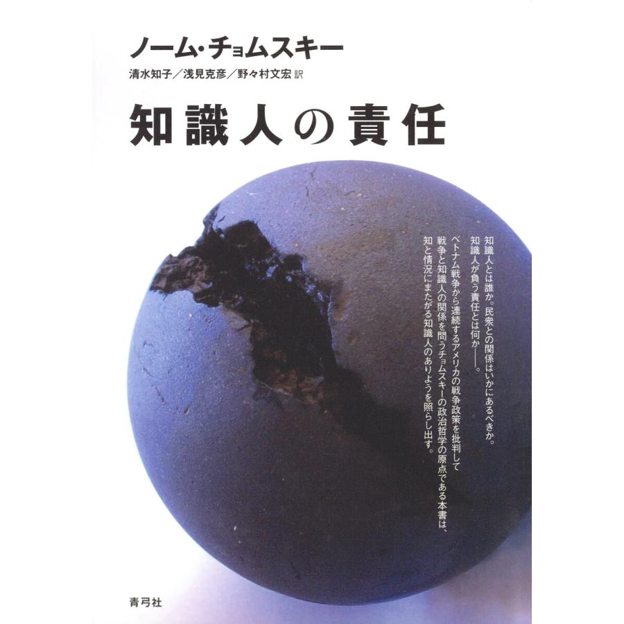 知識人の責任 電子書籍版   著:ノーム・チョムスキー 訳:清水知子 訳:浅見克彦 訳:他