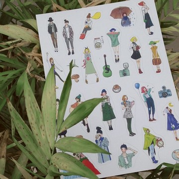 少女心嬌滴系列貼紙20入