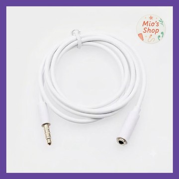 手機耳麥延長線 3.5mm四節耳機插頭 手機/平板/筆電的耳機麥克風線延長100公分