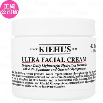 Kiehls契爾氏 冰河醣蛋白舒敏修護保濕霜(125ml)(公司貨)