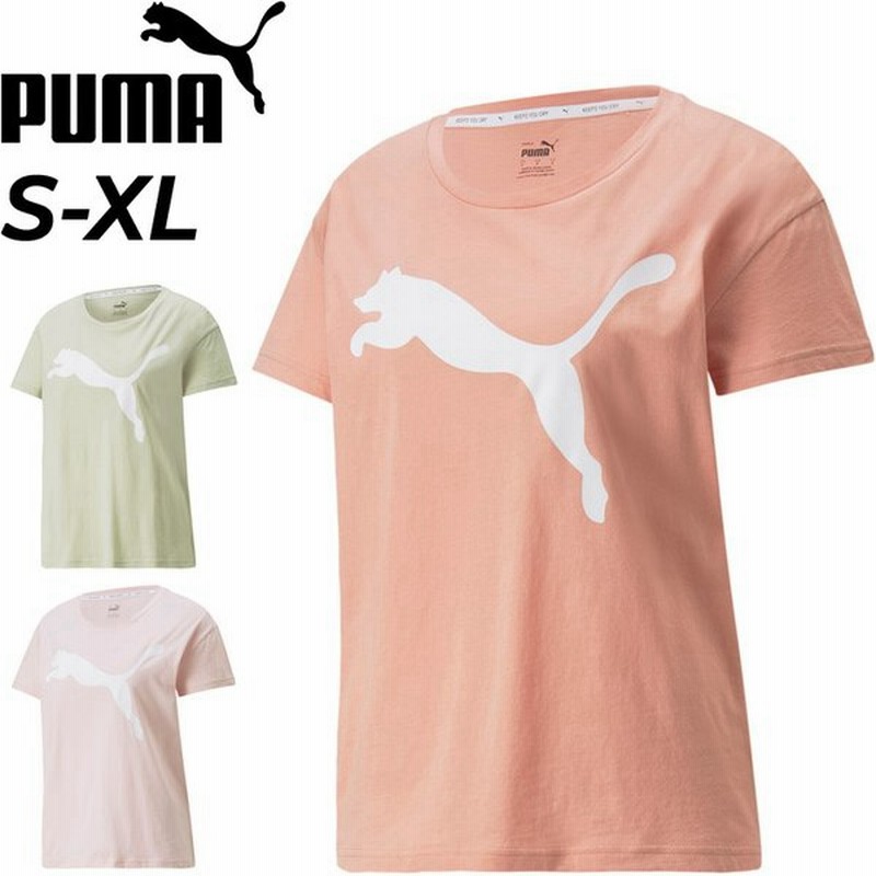 半袖 Tシャツ レディース プーマ Puma Rtg ロゴ Tee スポーツウェア トレーニング フィットネス ランニング 吸汗速乾 女性 ビッグロゴ トップス 58 通販 Lineポイント最大0 5 Get Lineショッピング