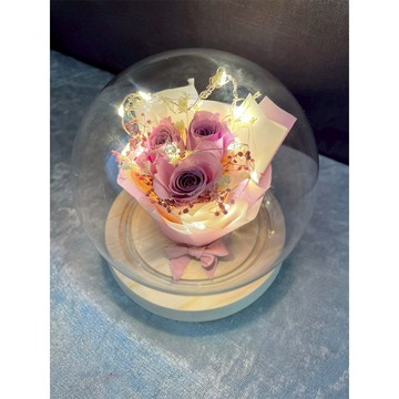 【OSTARA FLORIST 奧斯塔拉花藝】紫愛你永生花禮-(永生花、乾燥花、花禮、祝賀、情人節、交換禮物)