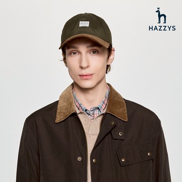 【HAZZYS】棕綠色舒適貼合時尚休閒棒球帽 YEWHE102