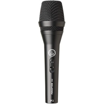 AKG 人聲專用動圈式麥克風 P3S / 含收納袋、夾頭 / 公司貨