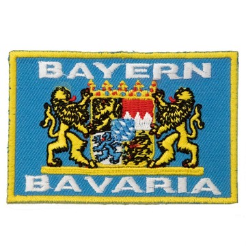 DIY刺繡徽章 補丁燙布貼徽章 德國 巴伐利亞地標 刺繡肩章 軍章 裝飾布貼 _廠商直送