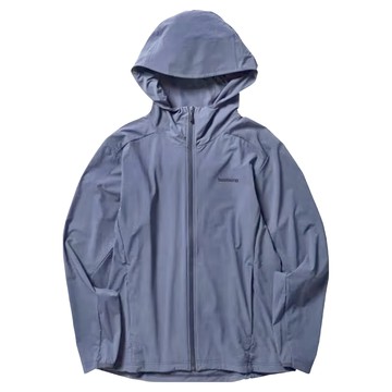 SHIMANO 連帽釣魚夾克 WJ-020W 114600  L  藍灰色