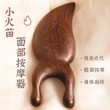 🔥臺灣出貨🔥小火苗眼部按摩器眼週眼鼻按摩頭部經絡梳子頭皮颳鼻樑護眼神器棒