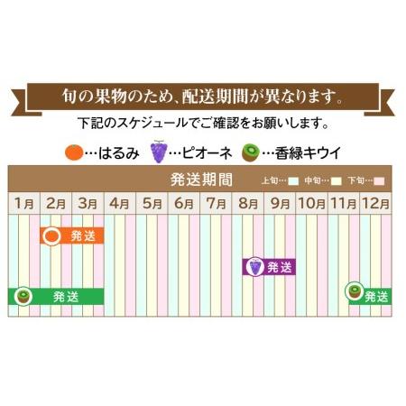 ふるさと納税 季節のフルーツ 人気 厳選 高松市 3回 [旬な季節に合計3回発送]定期便H 香川県高松市