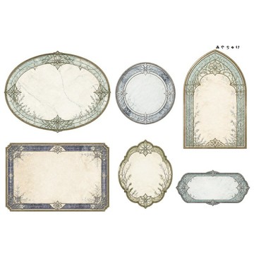 【9 月新品】20-149-0346 裁切紙 幻想復古浪漫喫茶