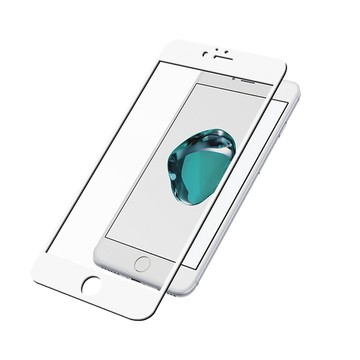 PanzerGlass iPhone 7 3D耐衝擊高透鋼化玻璃保護貼-白