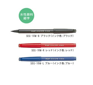 PILOT 百樂 SEG-10M 耐水性簽字筆 (0.6mm)【APP滿額下單10%點數(單一帳號最高5000點)】1/31止