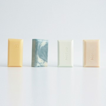 Natub | 熱門+控油 天然香皂4件組  (附禮盒)