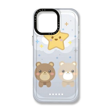 iPhone 16 Pro Max 殼 TRON iPhone 16 Pro Max 塗鴉小動物 MAGSAFE 磁吸 太空殼 透白款 手機殼