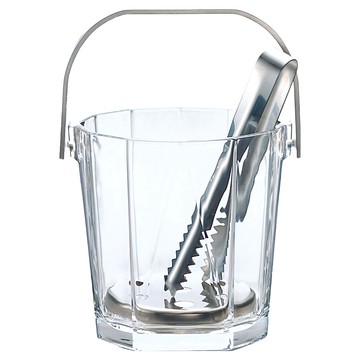 ADERIA GLASS 亞德利八角冰桶 透明  122 x H 120mm  900ml  1個