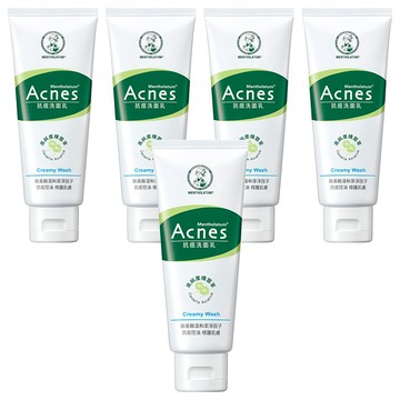 MENTHOLATUM 曼秀雷敦 Acnes 台灣公司貨 抗痘洗面乳  100g  5條