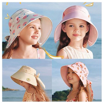 Lemonkid~兒童綁帶防曬帽(1入) 款式可選