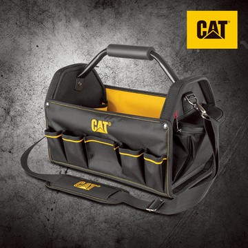 CAT十七吋鋼管工具袋｜專業工具收納鋼管袋｜1680D防水耐用材質｜CAT高辨識度縫線｜980208N