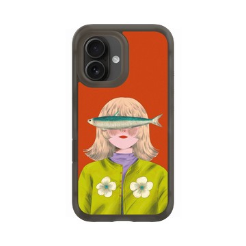 iPhone 16 AirX 本質黑 - Chubbynida - 魚眼少女